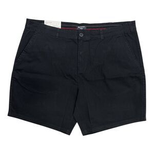 Sperry Men's Regular Fit Flex Cotton Vintage Washed Flat-Front Shorts - Black